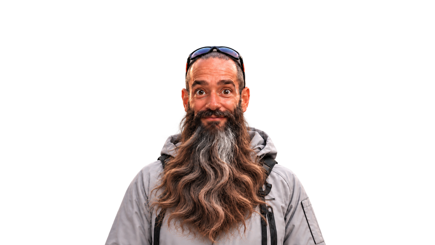עופר עם זקן ארוך — דמות מאוירת